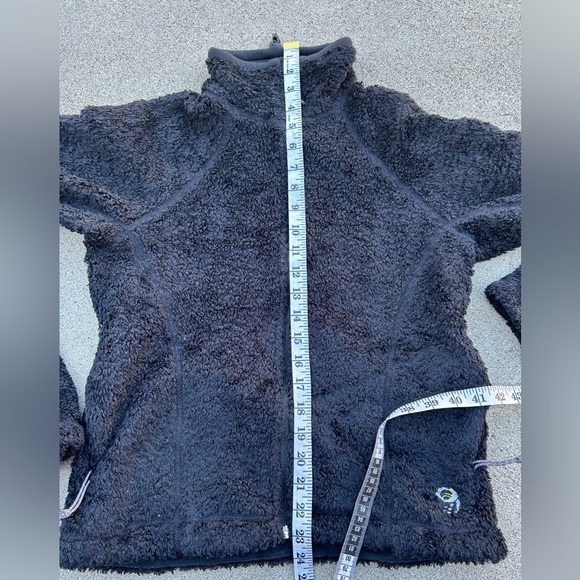Mountain Hard Wear Cozy Black Fleece Jacket Women Size Small Made in the USA - Picture 6 of 13